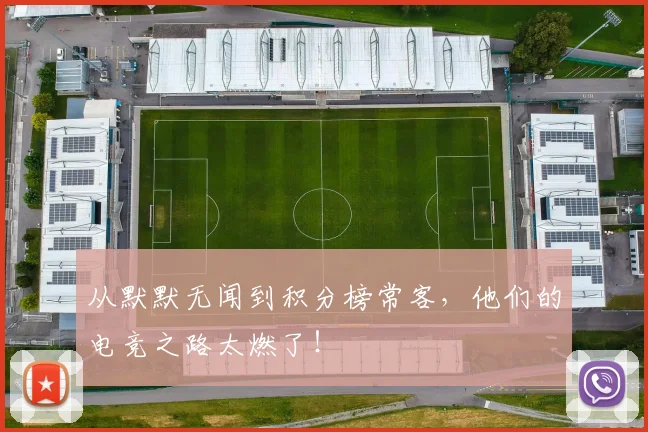 从默默无闻到积分榜常客，他们的电竞之路太燃了！